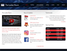 Tablet Screenshot of lockerroomsauna.com